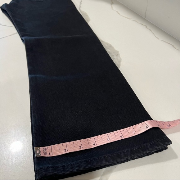 Zara Women's NWT straight leg high rise size 4 black jeans button fly Cotton - Picture 16 of 16